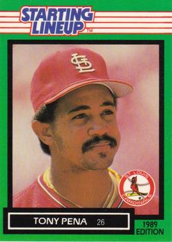 1989 Kenner Starting Lineup Cards #3991136060 Tony Pena Front