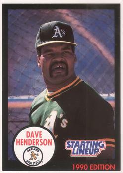 1990 Kenner Starting Lineup Cards #4691012070 Dave Henderson Front