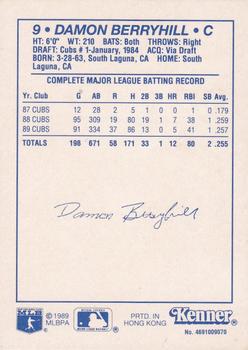 1990 Kenner Starting Lineup Cards #4691009070 Damon Berryhill Back