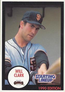 1990 Kenner Starting Lineup Cards #4691001011 Will Clark Front