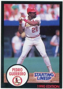 1990 Kenner Starting Lineup Cards #4691011070 Pedro Guerrero Front