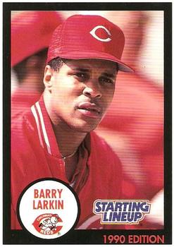 1990 Kenner Starting Lineup Cards #4691003050 Barry Larkin Front
