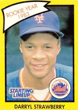 1990 Kenner Starting Lineup Cards #4691210010 Darryl Strawberry Front