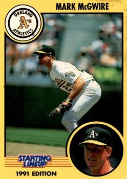 1991 Kenner Starting Lineup Cards #5376212021 Mark McGwire Front