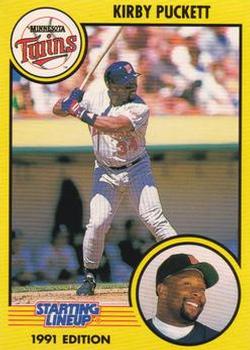 1991 Kenner Starting Lineup Cards #5376213010 Kirby Puckett Front