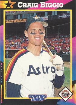 1992 Kenner Starting Lineup Cards #NNO Craig Biggio Front