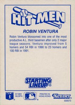 1993 Kenner Starting Lineup Cards #500570 Robin Ventura Back