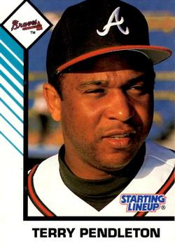 1993 Kenner Starting Lineup Cards #503088 Terry Pendleton Front