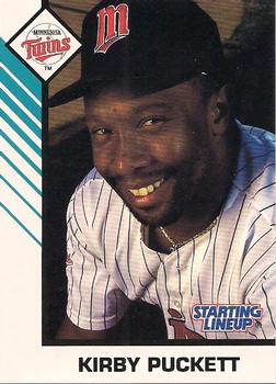 1993 Kenner Starting Lineup Cards #500581 Kirby Puckett Front