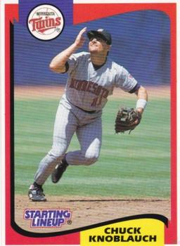 1994 Kenner Starting Lineup Cards #506948 Chuck Knoblauch Front