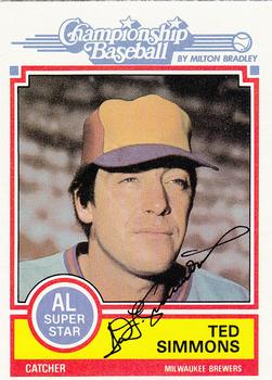 1984 Topps Milton Bradley #NNO Ted Simmons Front