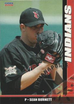 2006 Choice Indianapolis Indians #21 Sean Burnett Front