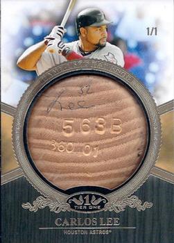 2012 Topps Tier One - Bat Knobs #BK-CL Carlos Lee Front