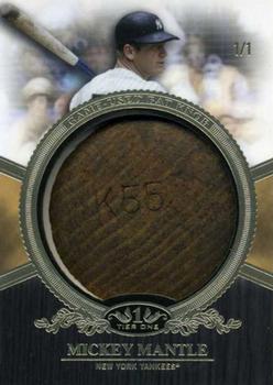 2012 Topps Tier One - Bat Knobs #BK-MM Mickey Mantle Front