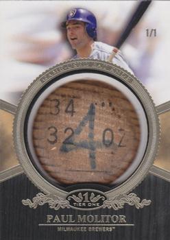 2012 Topps Tier One - Bat Knobs #BK-PM Paul Molitor Front