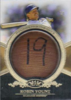 2012 Topps Tier One - Bat Knobs #BK-RY Robin Yount Front