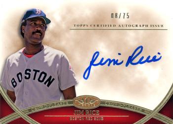 2012 Topps Tier One - Crowd Pleaser Autographs #CPA-JR Jim Rice Front