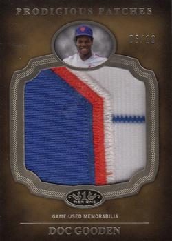 2012 Topps Tier One - Prodigious Patches #PP-DG Dwight Gooden Front