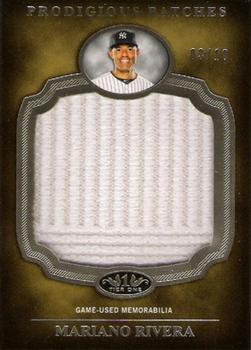 2012 Topps Tier One - Prodigious Patches #PP-MR Mariano Rivera Front