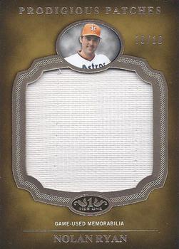 2012 Topps Tier One - Prodigious Patches #PP-NR Nolan Ryan Front