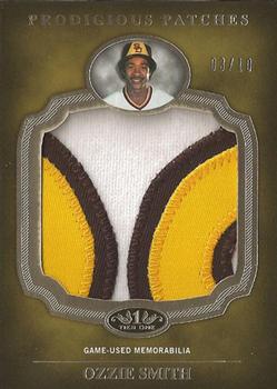 2012 Topps Tier One - Prodigious Patches #PP-OS Ozzie Smith Front
