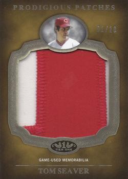 2012 Topps Tier One - Prodigious Patches #PP-TS Tom Seaver Front
