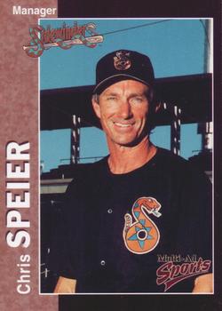 1998 Multi-Ad Tucson Sidewinders #1 Chris Speier Front