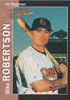 1998 Multi-Ad Tucson Sidewinders #24 Mike Robertson Front