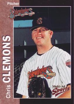 1998 Multi-Ad Tucson Sidewinders #7 Chris Clemons Front