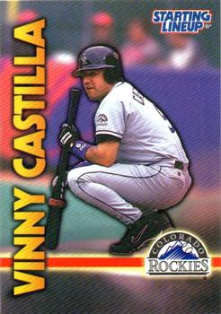 1999 Kenner Hasbro Starting Lineup Cards #NNO Vinny Castilla Front