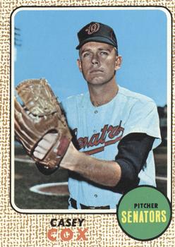 1968 Topps #66 Casey Cox Front