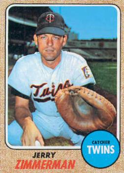 1968 Topps #181 Jerry Zimmerman Front