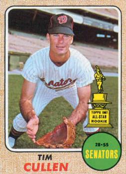 1968 Topps #209 Tim Cullen Front