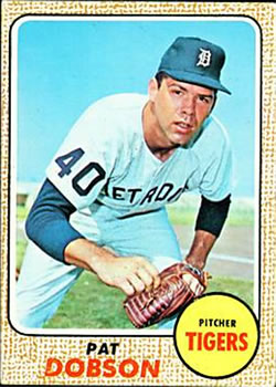 1968 Topps #22 Pat Dobson Front