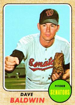 1968 Topps #231 Dave Baldwin Front