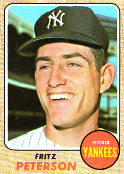 1968 Topps #246 Fritz Peterson Front