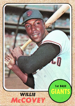 1968 Topps #290 Willie McCovey Front