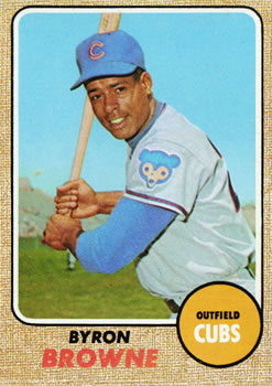 1968 Topps #296 Byron Browne Front