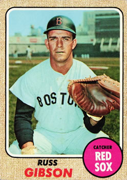 1968 Topps #297 Russ Gibson Front