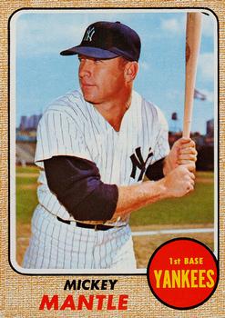 1968 Topps #280 Mickey Mantle Front