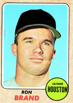 1968 Topps #317 Ron Brand Front