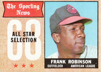1968 Topps #373 Frank Robinson Front