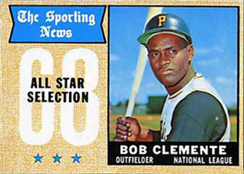 1968 Topps #374 Bob Clemente Front