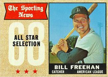 1968 Topps #375 Bill Freehan Front