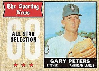 1968 Topps #379 Gary Peters Front