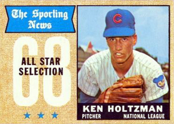 1968 Topps #380 Ken Holtzman Front