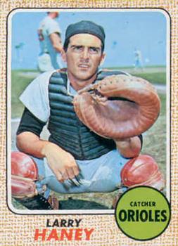 1968 Topps #42 Larry Haney Front
