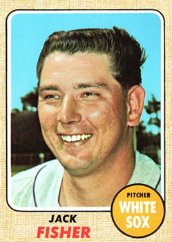 1968 Topps #444 Jack Fisher Front