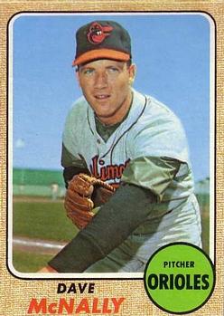 1968 Topps #478 Dave McNally Front