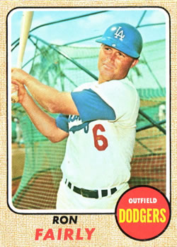 1968 Topps #510 Ron Fairly Front